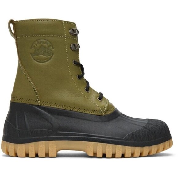 Diemme Leather Anatra Boots 36 6 Womens Olive Green New - Picture 1 of 16